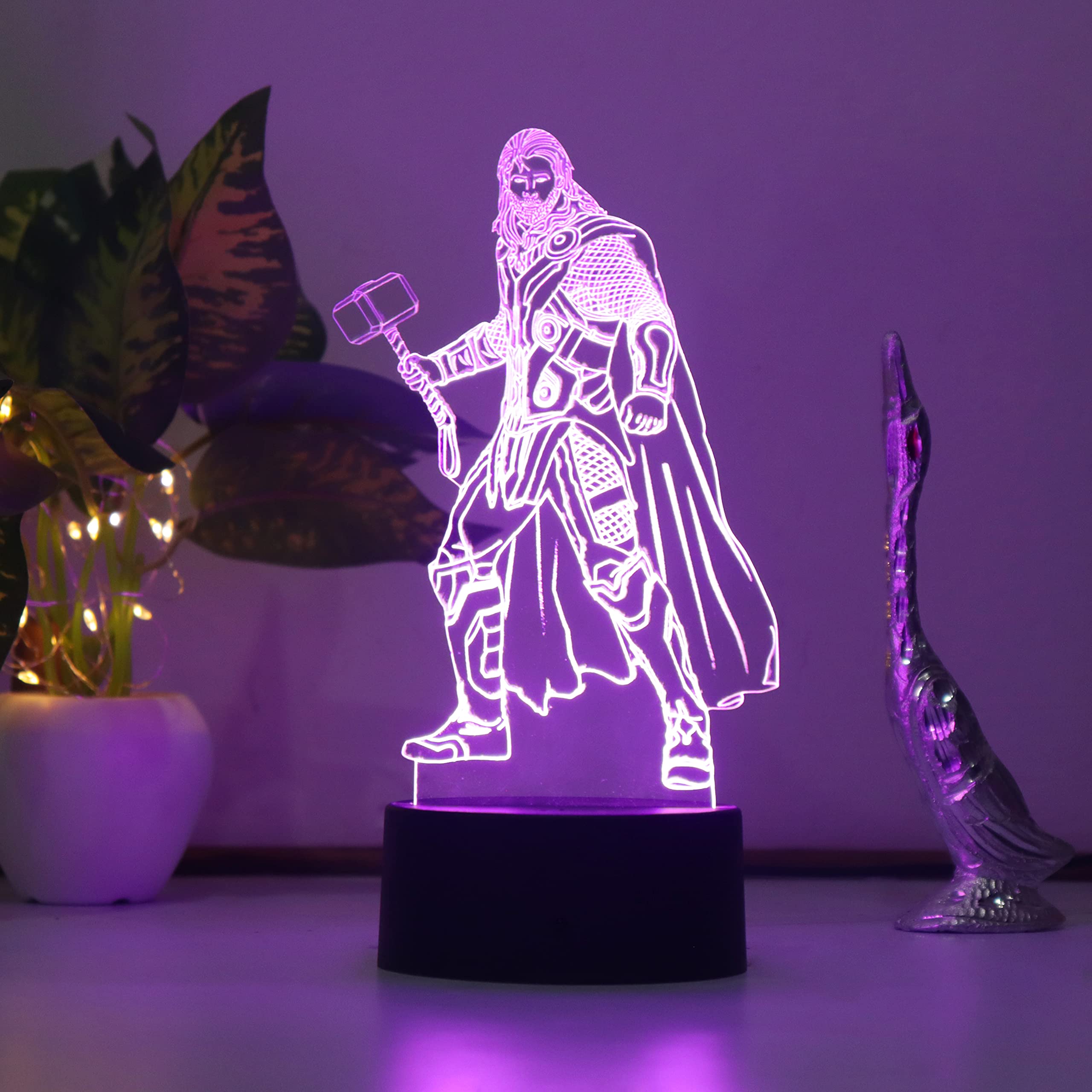 Buy StarLaser Thor745 Avengers Marvel Acrylic LED Night Light for